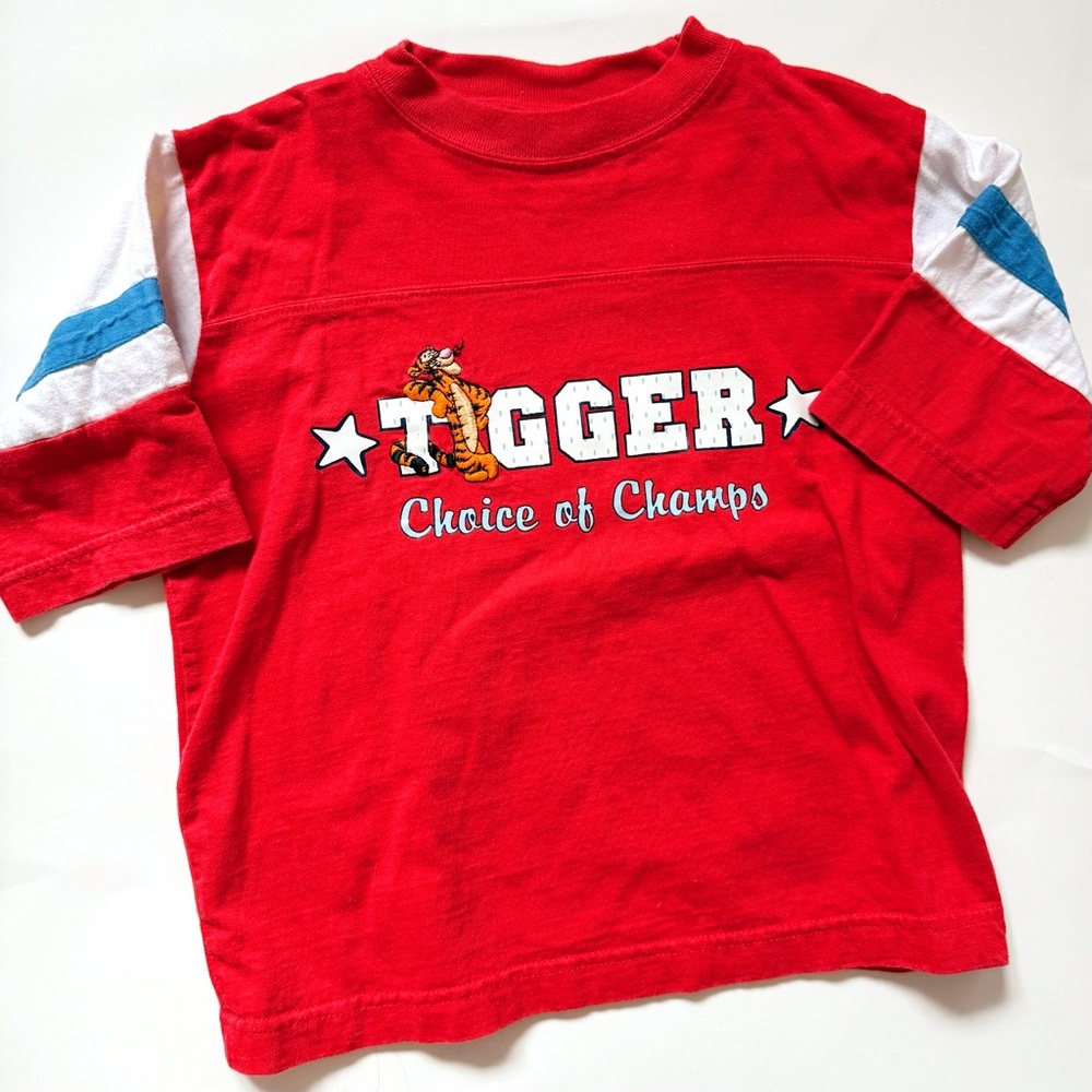 Disney Winnie the Pooh Tigger Red Kids Shirt size 5/6